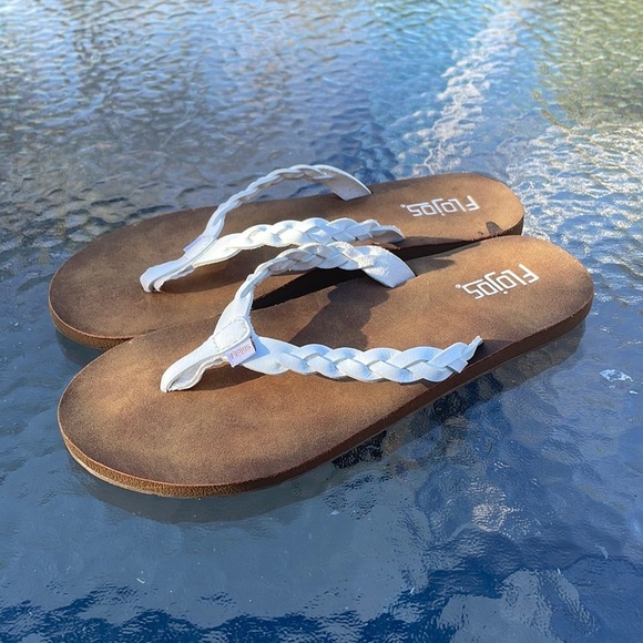 Flojos Women's Navida Sandal Braided Starp Sz - Picture 1 of 8